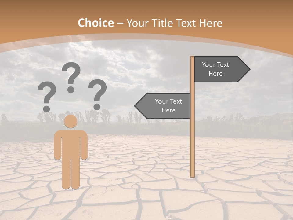 Stormy Waterless Rainy PowerPoint Template