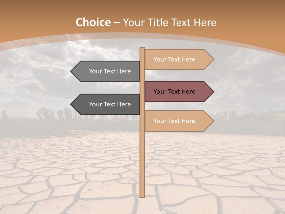 Stormy Waterless Rainy PowerPoint Template