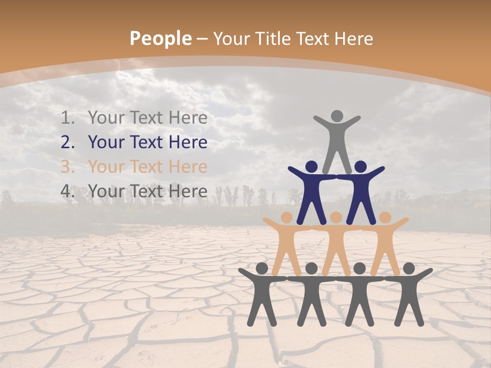 Stormy Waterless Rainy PowerPoint Template