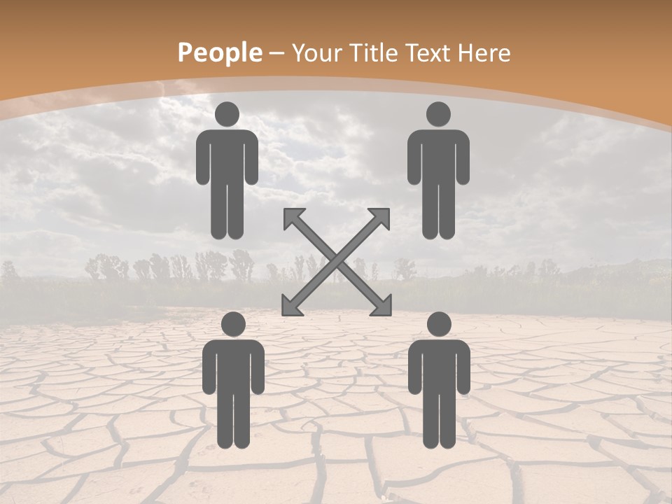 Stormy Waterless Rainy PowerPoint Template