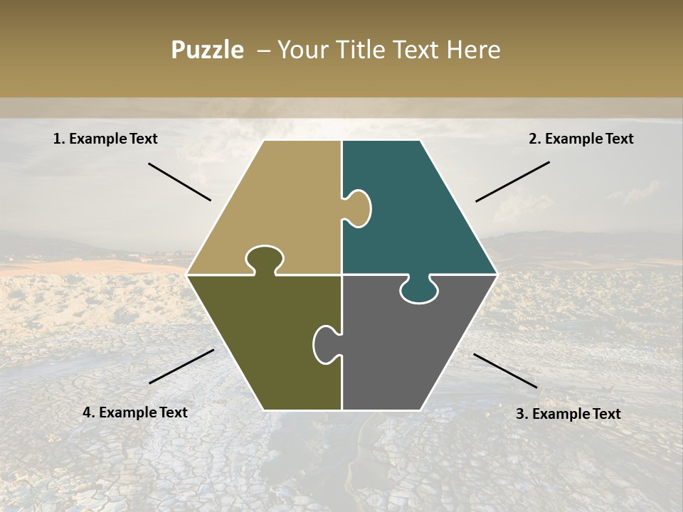 Scenic Global Dryness PowerPoint Template