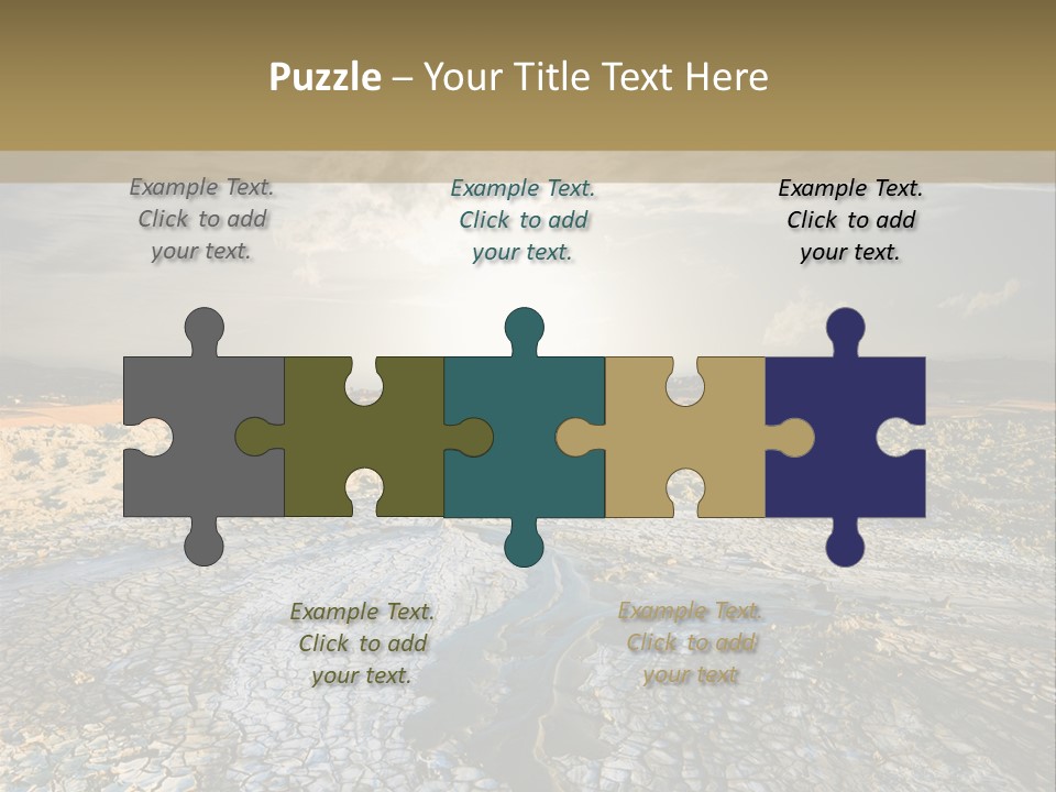Scenic Global Dryness PowerPoint Template