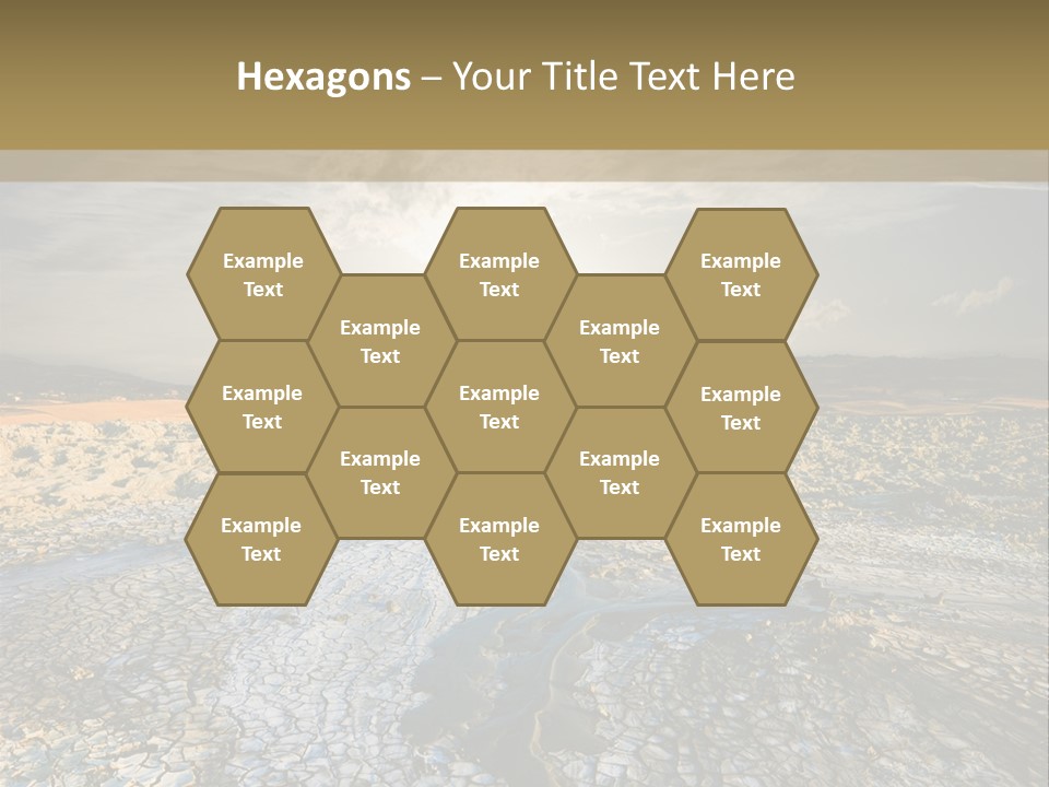 Scenic Global Dryness PowerPoint Template