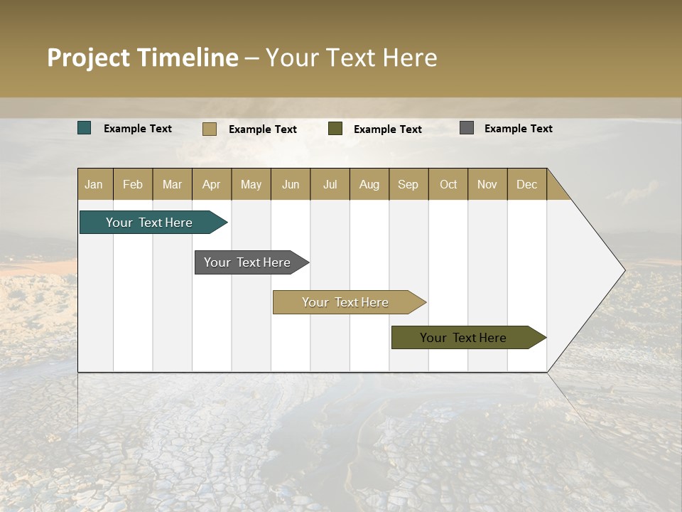 Scenic Global Dryness PowerPoint Template