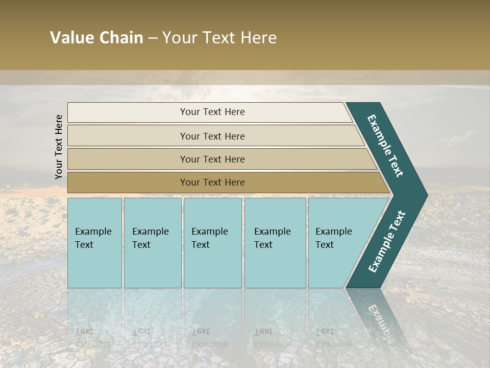 Scenic Global Dryness PowerPoint Template