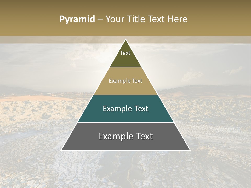 Scenic Global Dryness PowerPoint Template