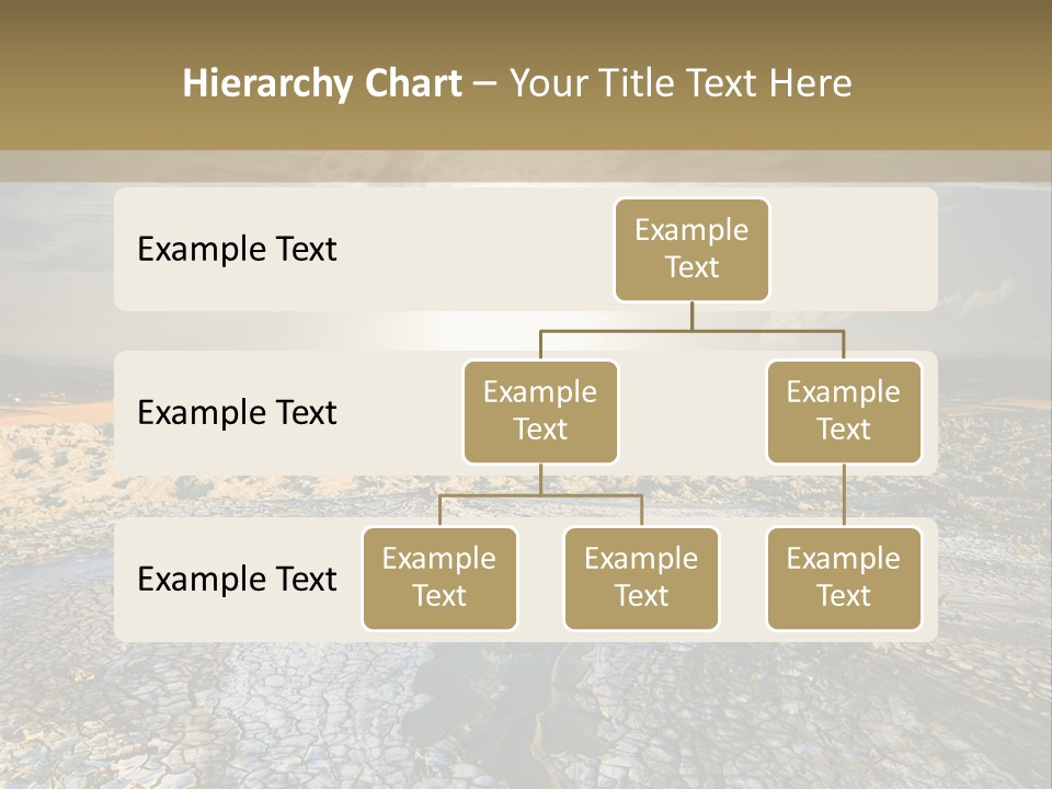 Scenic Global Dryness PowerPoint Template