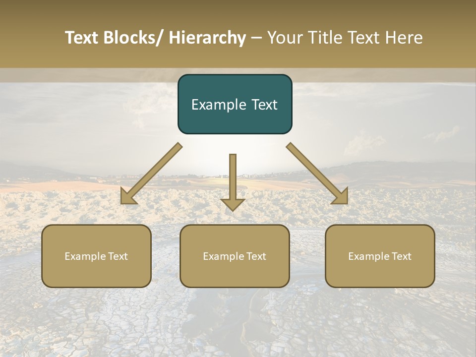 Scenic Global Dryness PowerPoint Template