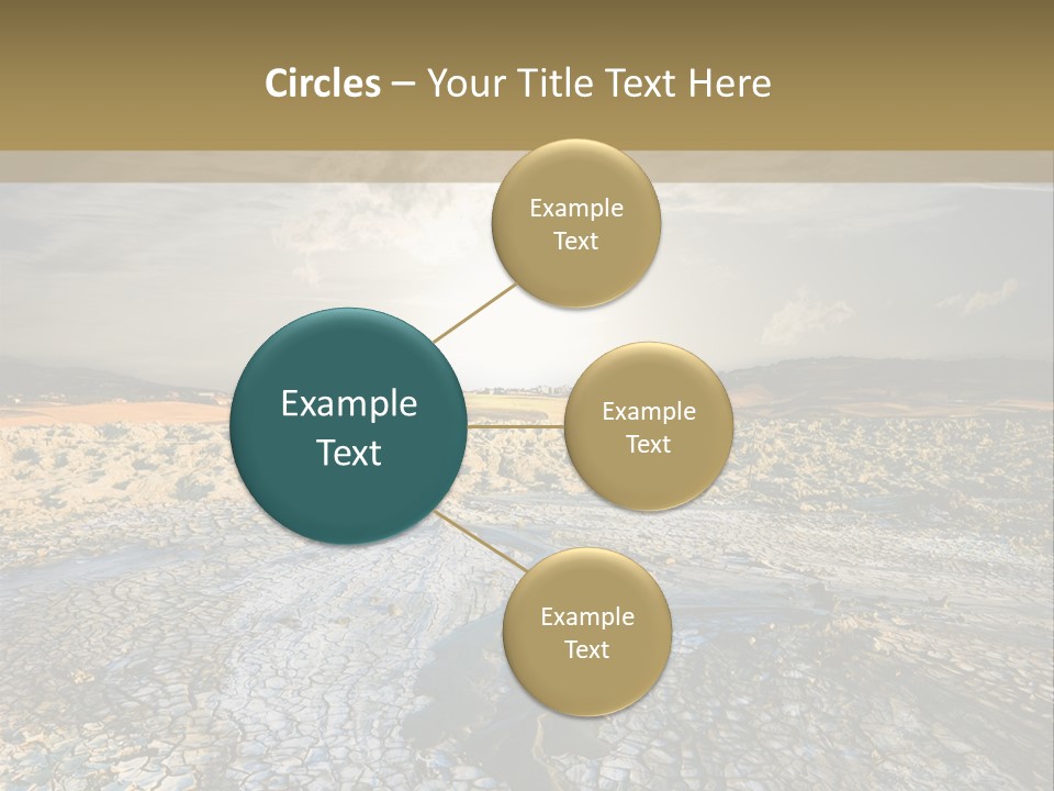 Scenic Global Dryness PowerPoint Template
