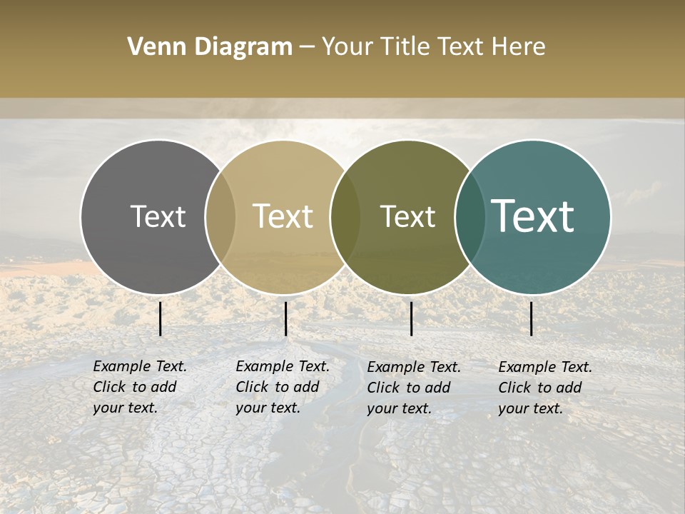 Scenic Global Dryness PowerPoint Template