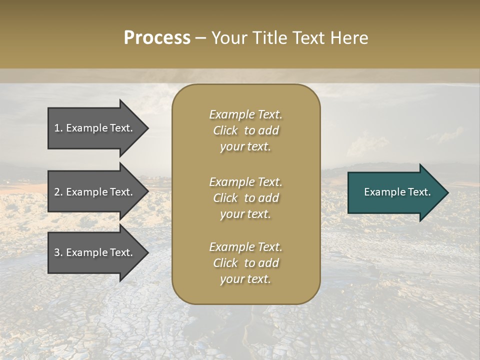 Scenic Global Dryness PowerPoint Template