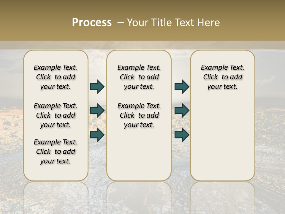 Scenic Global Dryness PowerPoint Template