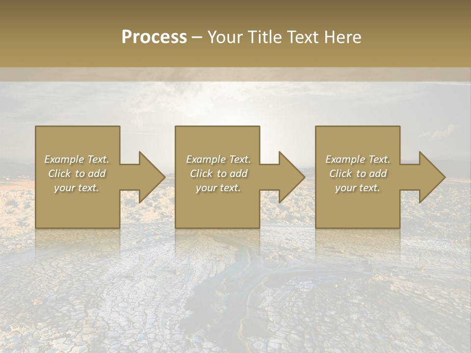 Scenic Global Dryness PowerPoint Template