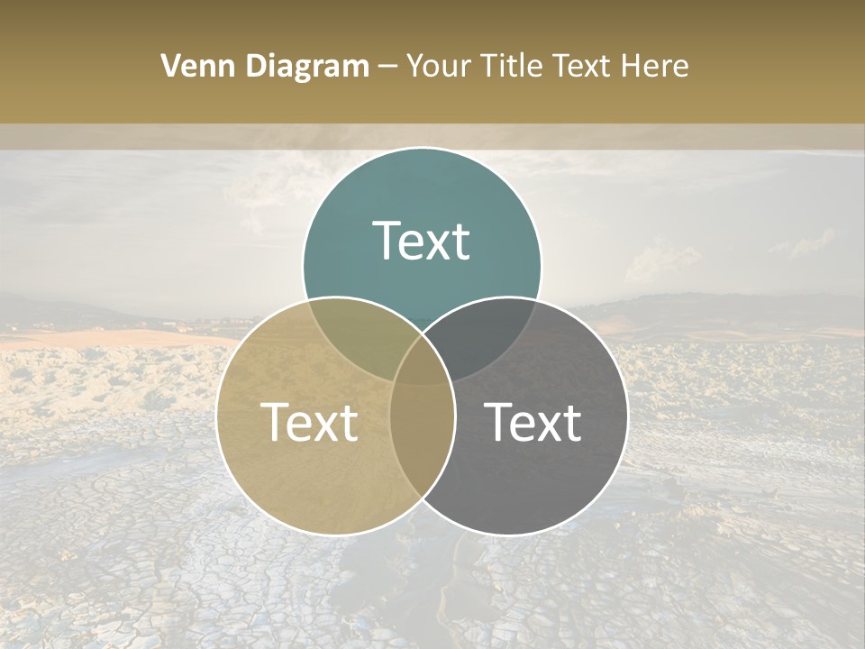 Scenic Global Dryness PowerPoint Template