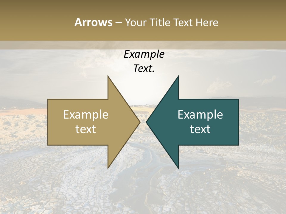 Scenic Global Dryness PowerPoint Template