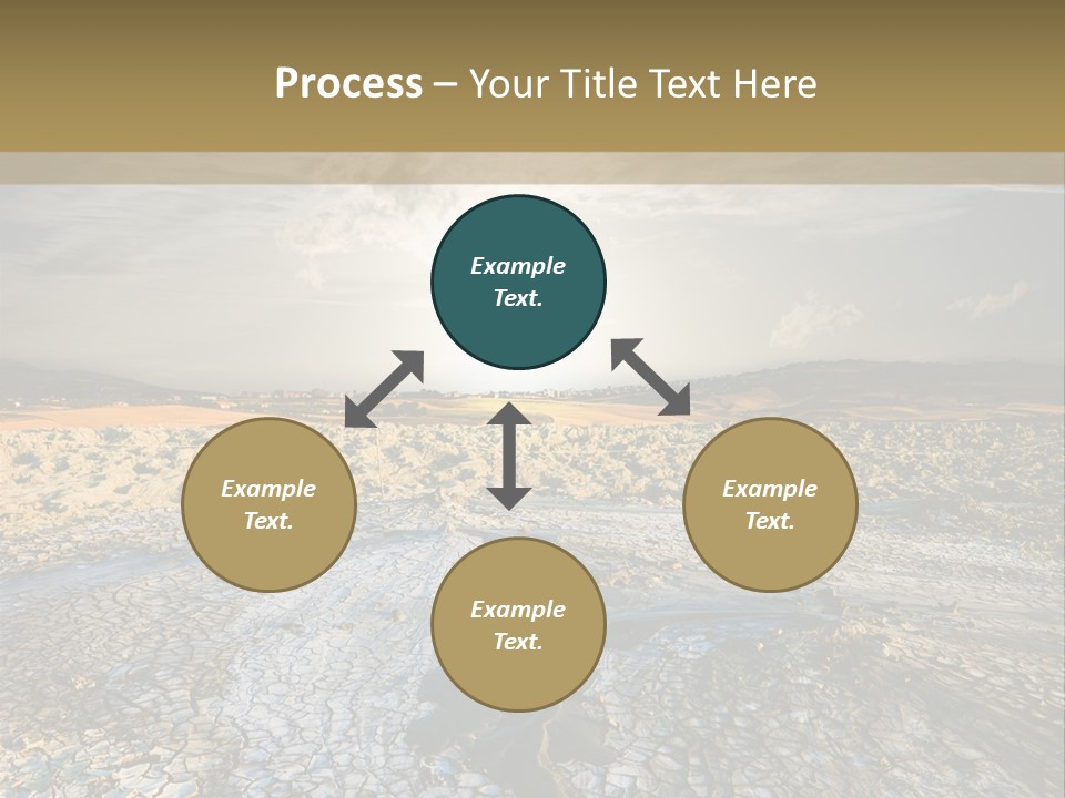 Scenic Global Dryness PowerPoint Template