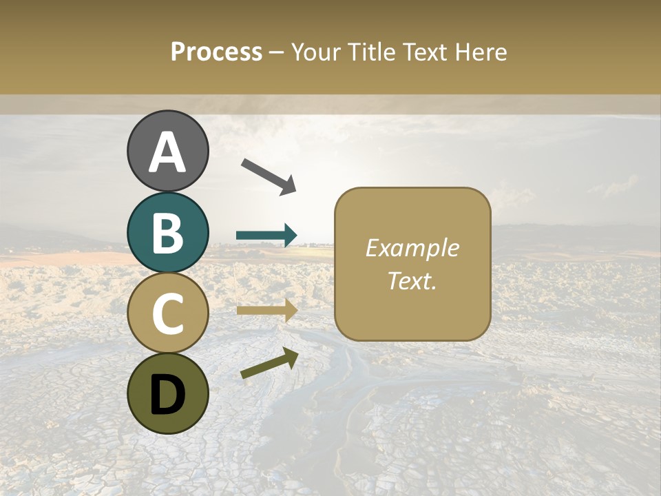 Scenic Global Dryness PowerPoint Template