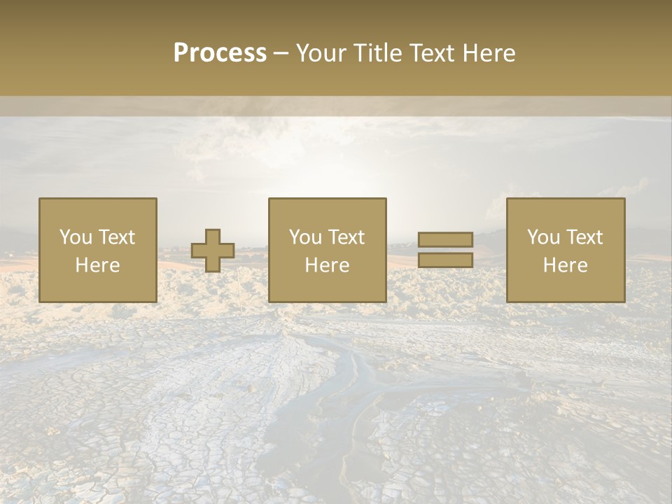 Scenic Global Dryness PowerPoint Template