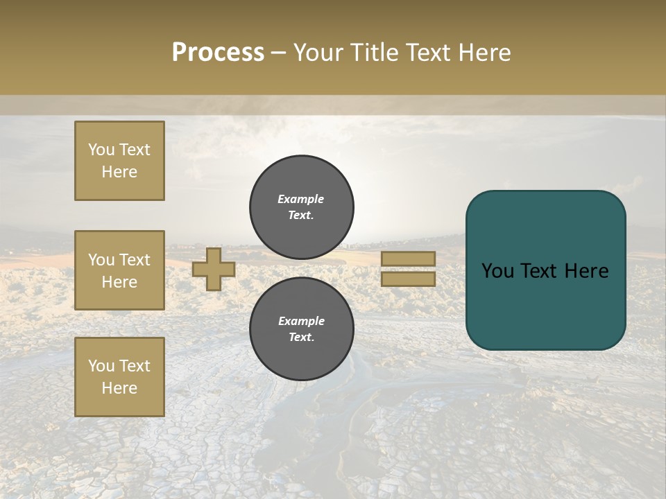 Scenic Global Dryness PowerPoint Template
