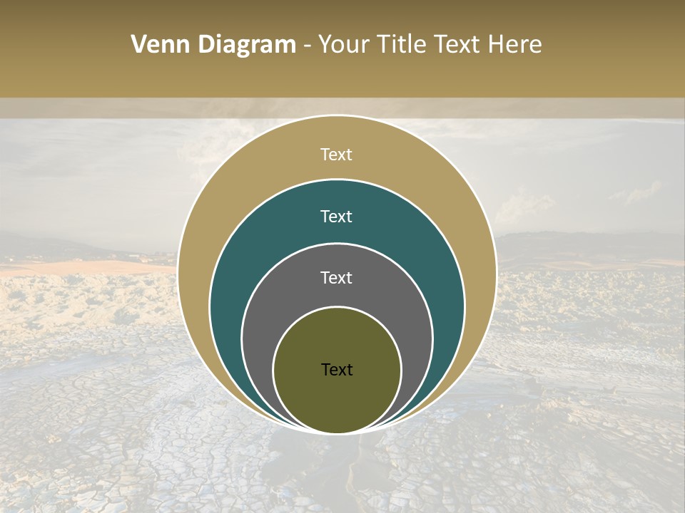 Scenic Global Dryness PowerPoint Template