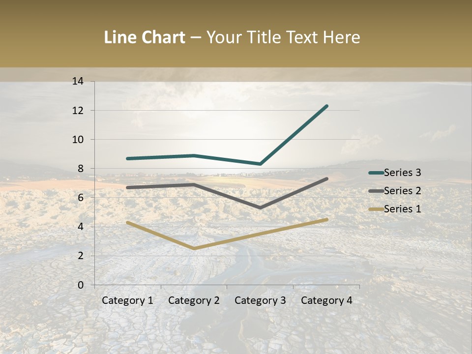 Scenic Global Dryness PowerPoint Template