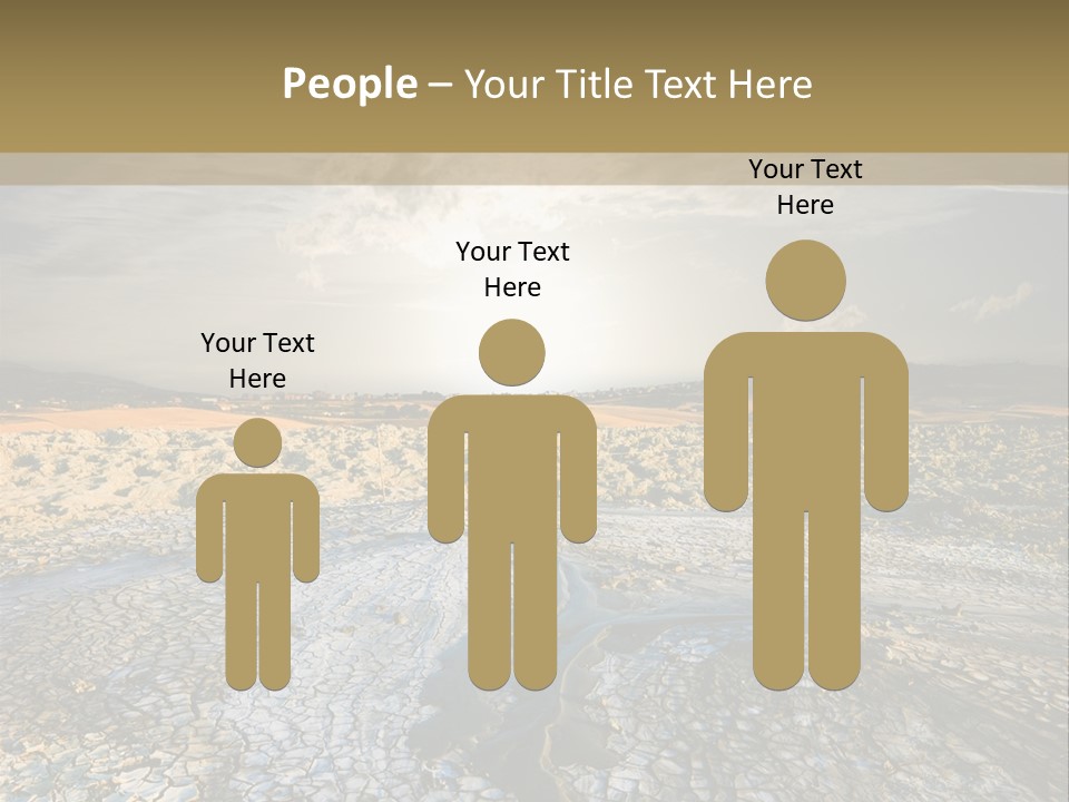 Scenic Global Dryness PowerPoint Template