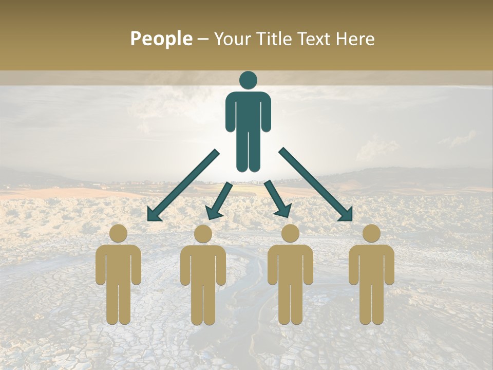 Scenic Global Dryness PowerPoint Template