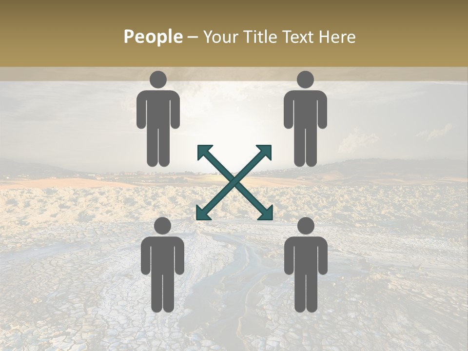 Scenic Global Dryness PowerPoint Template