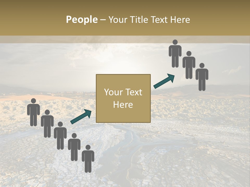 Scenic Global Dryness PowerPoint Template