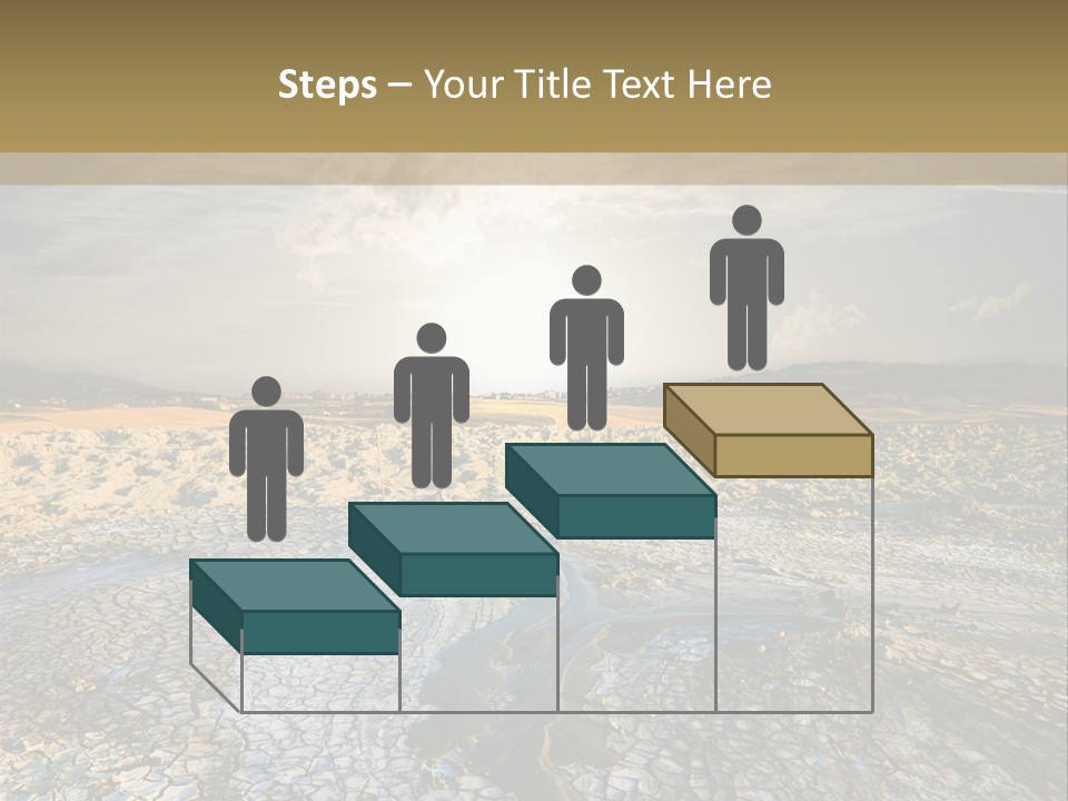 Scenic Global Dryness PowerPoint Template