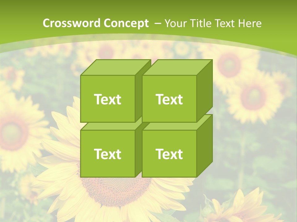 Growing Farming Sky PowerPoint Template