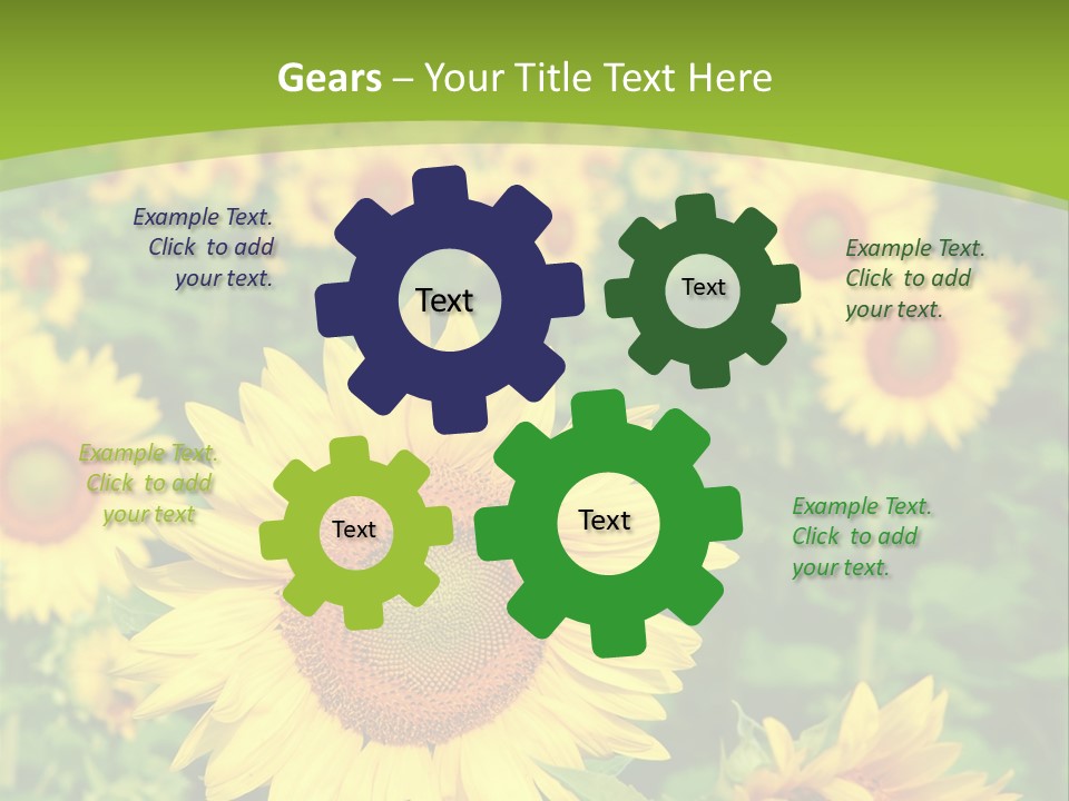 Growing Farming Sky PowerPoint Template