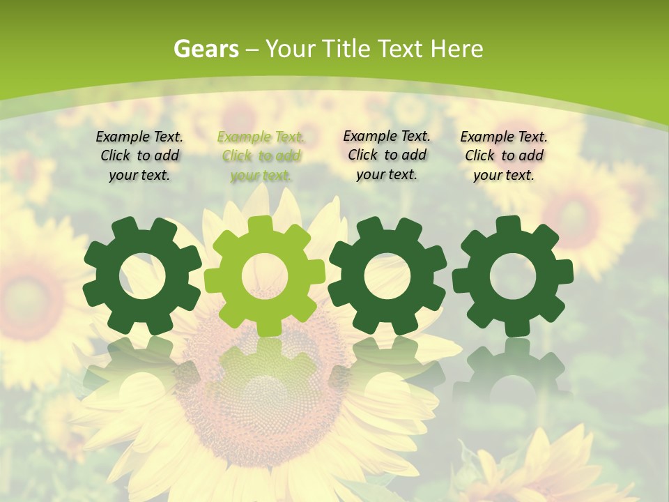 Growing Farming Sky PowerPoint Template