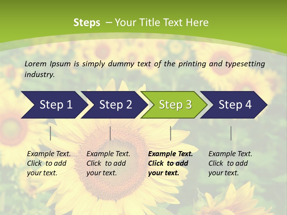Growing Farming Sky PowerPoint Template