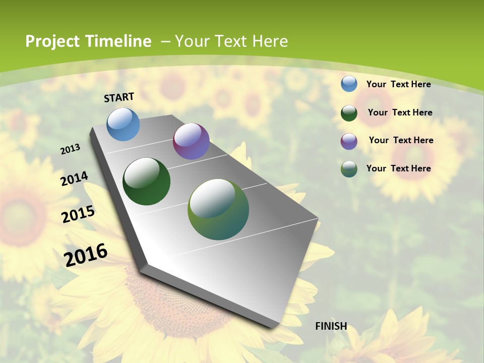 Growing Farming Sky PowerPoint Template