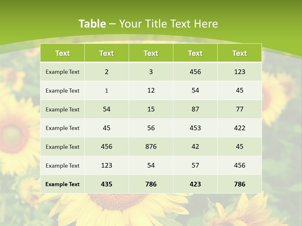 Growing Farming Sky PowerPoint Template