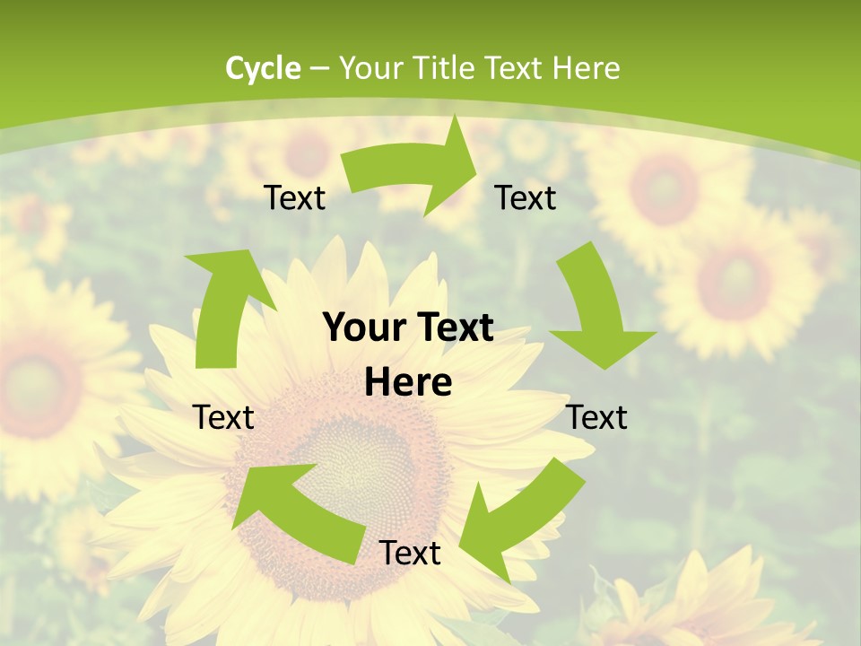 Growing Farming Sky PowerPoint Template