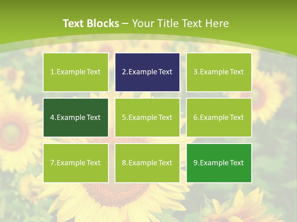 Growing Farming Sky PowerPoint Template