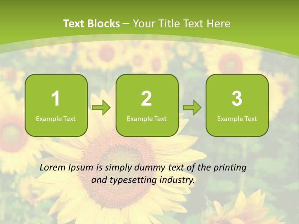 Growing Farming Sky PowerPoint Template