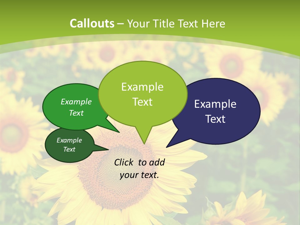 Growing Farming Sky PowerPoint Template