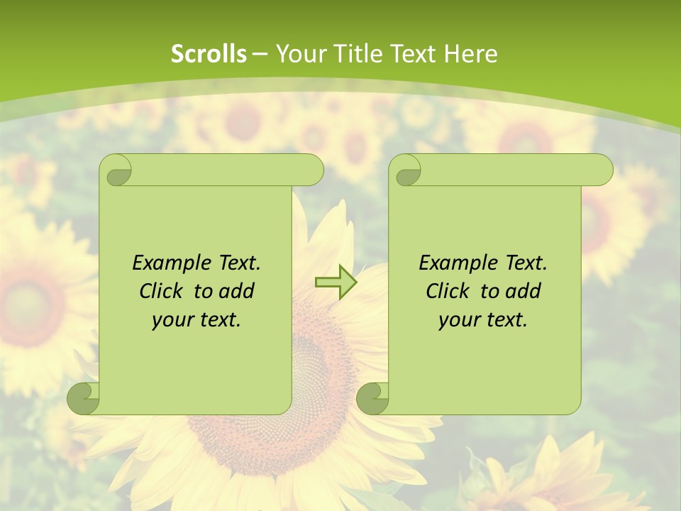 Growing Farming Sky PowerPoint Template