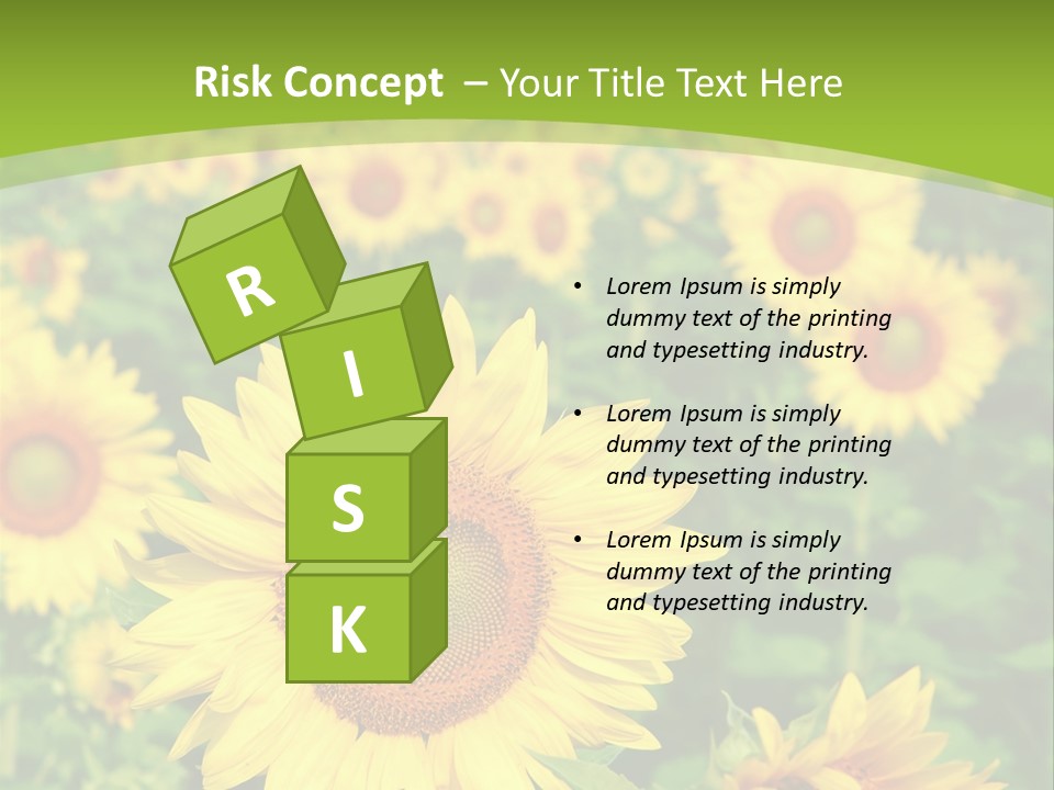 Growing Farming Sky PowerPoint Template