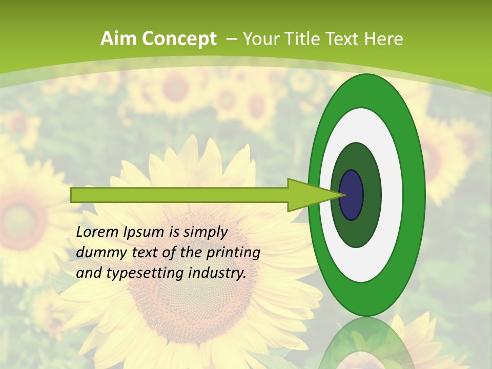 Growing Farming Sky PowerPoint Template