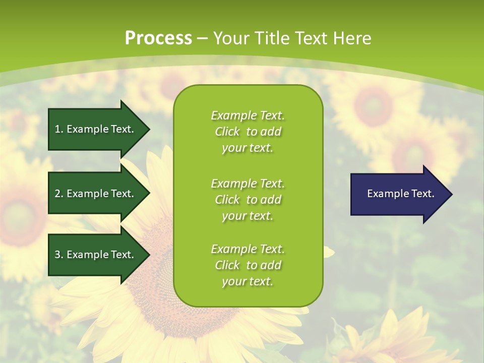 Growing Farming Sky PowerPoint Template