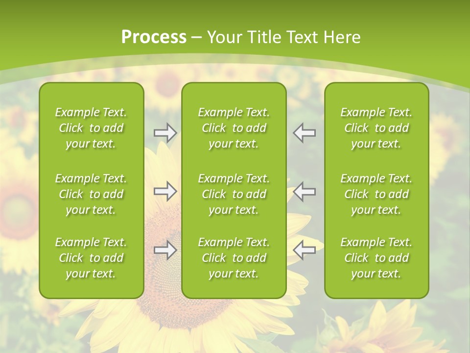 Growing Farming Sky PowerPoint Template