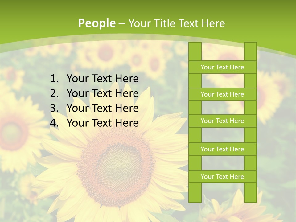 Growing Farming Sky PowerPoint Template