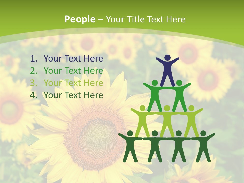 Growing Farming Sky PowerPoint Template