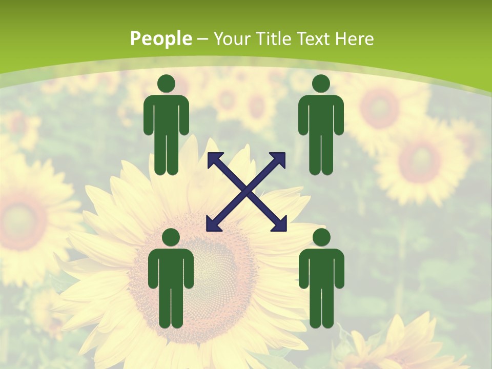 Growing Farming Sky PowerPoint Template