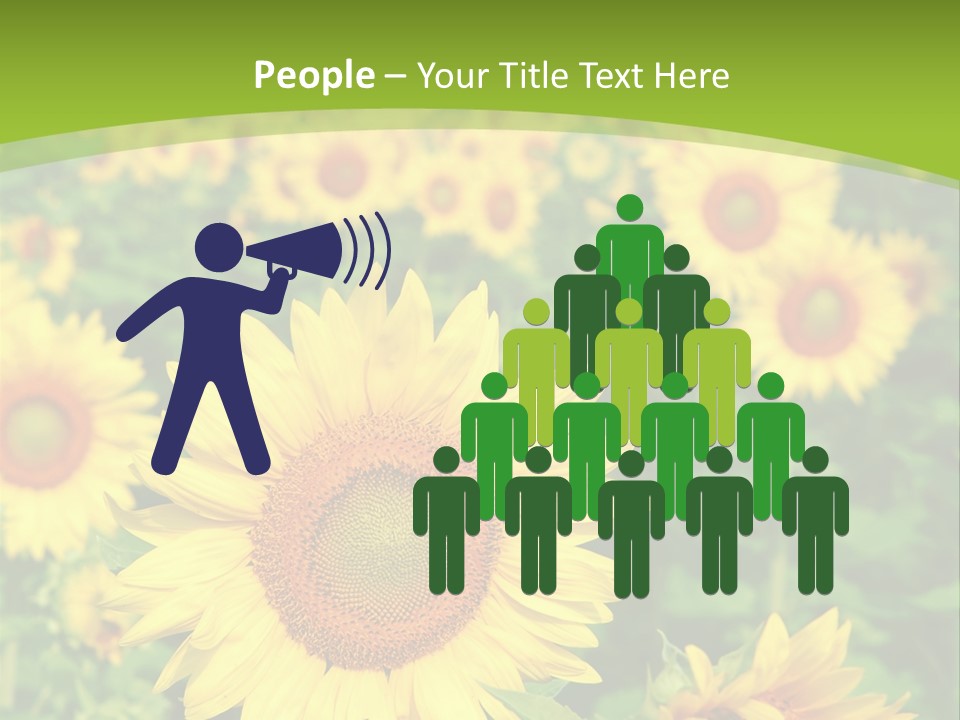 Growing Farming Sky PowerPoint Template