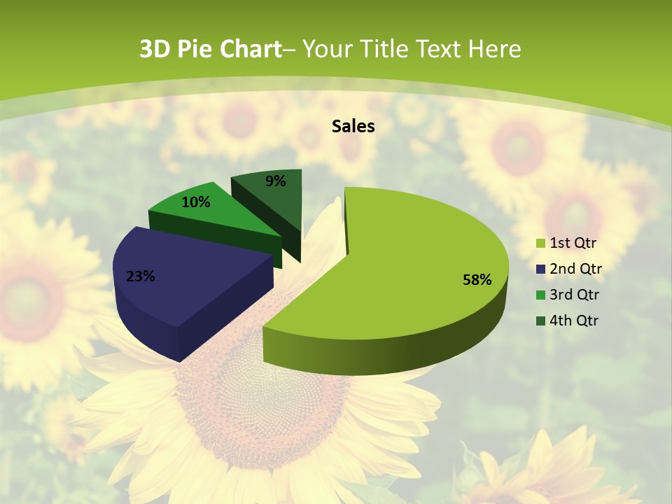 Growing Farming Sky PowerPoint Template